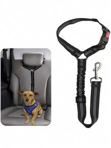 1pc Popular Dog Leash With Elastic Reflective Thread, Pet Supplies For Outdoor Walking/Running - Green - View 2