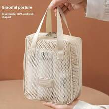 Uma bolsa de higiene pessoal multifuncional, de alta capacidade e de alta qualidade, portátil, com compartimentos separados para viagens