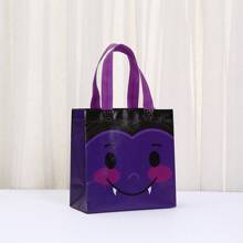 24 件/12 件/6 件万圣节南瓜无纺布袋、节日派对袋、不给糖就捣蛋礼品包装袋、万圣节礼品、万圣节装饰、亡灵节包装袋、万圣节主题派对礼品袋，颜色和款式随机 - 彩色 - 查看 8