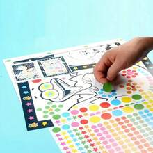 10pcs DIY Dot Painting Art Craft Kit, Suitable For Beginners, Polyester Handmade Set, Simple Dot Art Activity, Marked Jewelry Making Kit, For Educational Entertainment, Creative Birthday Gift (Random Pattern) - Multicolor - View 6