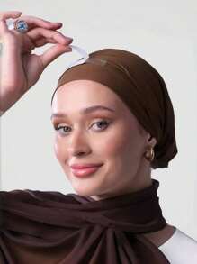 Set de 10/30 piezas Cinta para hiyab, Alfileres para hiyab con estilo de formas prácticas y fáciles de usar, Solución casual para hiyab con cinta adhesiva antideslizante de doble cara, Accesorios para hiyab