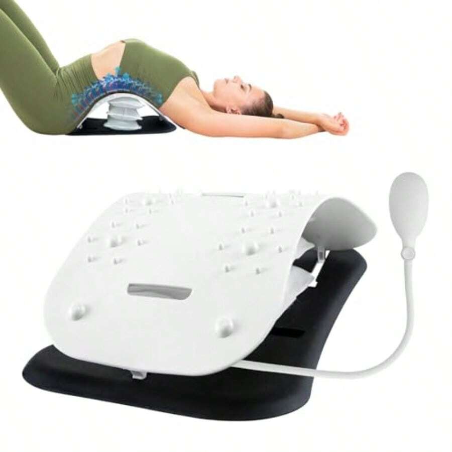 MBack Stretcher For Lower Back Pain ReliefAdjustable Lumbar Traction ...