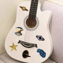 SCXXBSW 50pcs Cosmic Celestial Bodies Sticker DIY Decorative Luggage Guitar Notebook Waterproof Creative Fun Cartoon Stickers - Multicolor - View 7
