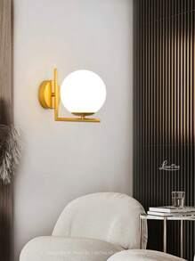 1 件美式床头壁灯，E27 插座，硬接线，北欧客厅背景壁灯，简约现代酒吧楼梯走廊照明灯具，不含灯泡 - 彩色 - 查看 3