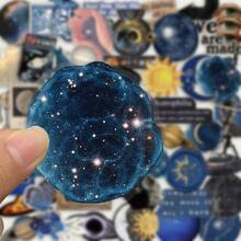 SCXXBSW 50pcs Cosmic Celestial Bodies Sticker DIY Decorative Luggage Guitar Notebook Waterproof Creative Fun Cartoon Stickers - Multicolor - View 4