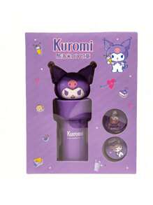 Sanrio 1Set Sanrio Kuromi My Melody Stamp Stickers Set Include Pattern Seal*1 Map*1 Stickers*50Pcs Cute Cartoon Design Waterproof Sticker Kawaii For Notebook Laptop Suitcase Hello Kitty Cat Gifts