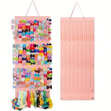 Butterfly Hair Clip Organizer And Accessory Storage Rack - Linen Display Stand For Headbands, Barrettes, Scrunchies, Hair Ties - Ideal For Halloween & Christmas Gifts (No Power Needed) - Multicolor - View 9