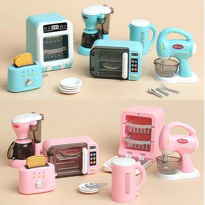 Miniature Appliances, Camping Tableware Set, Decorative Collectibles, Dessert Table Accessories, Activity Display Props, Realistic Model, Game Accessories, Roleplay Set