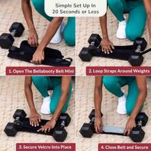 Belt Mini  Exercise Hip Thrust Belt Mini For Dumbbells Kettlebells And Plates SlipResistant Padding For Hip Protection Perfect For Gym Home And  Workouts