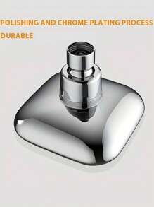 1 Stück 4-Zoll Universal Duschkopf, moderner quadratischer Überkopfduschkopf, Hochdruckwandmontage Duschkopf, dickes ABS-Material, Wandmontage Design für ein verbessertes Bade-Erlebnis, geeignet für Hotels, Apartments, Badezimmer Zuhause und Wohnmobile, moderne Badezimmer, Badezimmer Zuhause, zeitgenössische Badezimmer und Wanddusche Accessoires, unverzichtbares Duschzubehör für den Sommer