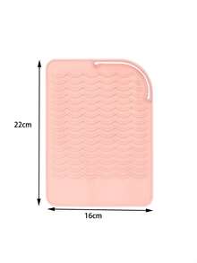 2/1pc Hot Styling Tool Mat,Curling Iron Mat Heat Resistant For Counter,Heat Resistant Mat For Hair Tools, Universal Size Hair Straightener And Curling Iron Heat-Resistant Mat ,Heat Resistant Silicone Hair Styling Mattravel Essentials Bag For School Vacation Holiday Back To School Supplies Makeup Bag Travel Bag For Women