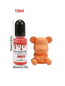 10ml/瓶 24色石膏著色樹脂染料，水溶性濃縮顏料，適用於混凝土水泥模具製作、DIY手工皂著色、蠟燭製作染料顏料 - 彩色 - 查看 12
