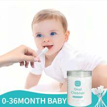 婴儿舌头清洁器婴儿牙刷30支装一次性婴儿牙刷用于清洁婴儿口腔纱布牙线用于清洁婴儿牙刷和口腔牙齿护理口腔卫生清洁棒适用于0-36个月婴儿 - 彩色 - 查看 8