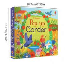3D Usborne Pop-Up Garden Book - Interactive Children's Book For Early Learning, Educational Toddler Storybook, Nature-Themed Toddler Gift