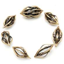 克苏鲁主题空心金属骰子套装 - 独特的复古风格，适合角色扮演游戏爱好者 - 彩色 - 查看 4