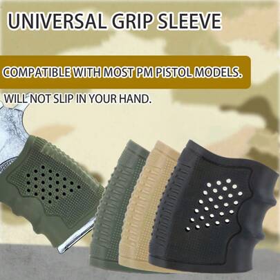 1pc Rubber Anti-Slip Cover - Enhances Comfort And Grip For M4 Series, Breathable Design (Fits 17/19/20/21/38 Series)