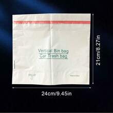 20pcs Disposable Garbage Bags For Cars, Vomit Bag These Bags Are Upgraded And Thickened For Durability. Suitable For Various Environments Such As Cars, Kitchens, Bedrooms, Studies, Travel, Camping, And Offices