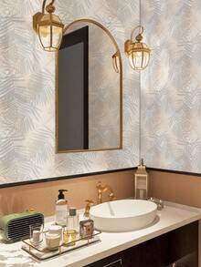 1 rolka 1 m/3 m/5 m Retro szara i złota tapeta w minimalistycznym stylu, zdejmowana i samoprzylepna winylowa folia kontaktowa, dekoracja do sypialni, kuchni, salonu, łazienki, szafki, odnawianie mebli, tapeta, naklejki ścienne, dekoracje ścienne, dekoracje pokoju, naklejki ścienne, dekoracja sypialni, wystrój kuchni - Wielokolorowe - Zobacz 6