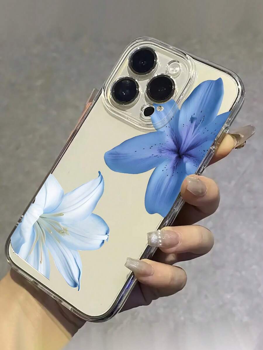 Ốp lưng điện thoại trong suốt nhẹ họa tiết hoa tương thích với Samsung, 16, 13, 15, 15 Pro, 14 Pro, 14 Plus, 7/8 Plus, 11, 12 Pro Max, 13, 14 Pro Max, Samsung S24, S23, S25, Món quà tuyệt vời cho bạn bè và gia đình - Trong sáng - Xem 1
