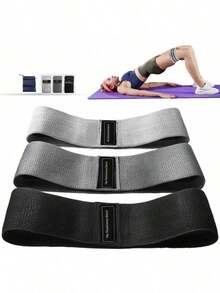 1PC / 3PCS SET / 6PCS SET Spring Elastic Hip Band Yoga Resistance Band Wide Fitness Exercise Legs Band Loop For Circle Squats Training Outdoor Gym Fitness Booty Workout Resistance Bands - Multicolor - View 7