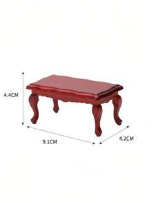 1件套娃娃屋迷你咖啡桌，多种颜色可选的迷你家具。模型微缩场景、角色扮演玩具、娃娃屋摆件、桌面装饰、手工艺品、复古家居装饰模型、卧室场景展示品、书桌摆件、角色扮演装饰、微型手工艺品、节日礼物、生日礼物、派对活动、圣诞节、万圣节、嘉年华礼物，为生活增添色彩。 - 彩色 - 查看 4