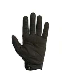 Fox Racing Dirtpaw - Guantes de Carreras para Hombre.Guantes de ciclismo, cross country, descenso, bicicleta de montaña, guantes de bicicleta de montaña, 1 par de guantes antideslizantes de dedos largos con absorción de impactos, transpirables, protección solar, montañismo, camping, ciclismo, bicicleta eléctrica, pantalla táctil, adecuados para ciclismo, motocicleta, esquí, guantes negros de invierno, manos cálidas - Negro - Ver 2