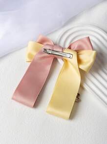 1/2/3 件缎面兔子蝴蝶结发夹，优雅学院风发饰，适合作为生日礼物，四季皆宜 - 彩色 - 查看 6