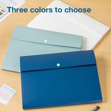 Deli A4-8P Accordion File Bag, 3 Colors, Index Label Compatible, Perfect For Office & School,For School Supplies,Back To School - Single Piece - View 3