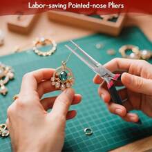 Long Nose Pliers, Small Pointed Pliers, Mini Jewelry Pliers, Jewelry Making Tools, Chain Nose Pliers, For Jewelry Making And Repair, Wire Bending And Gripping Tools