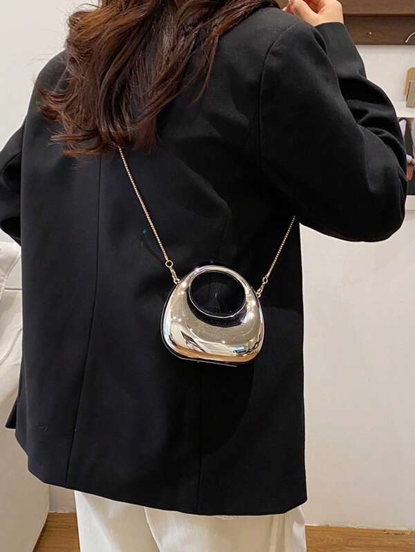 New Fashion Chain Crossbody Women's Bag Candy Colored Acrylic Dinner Bag