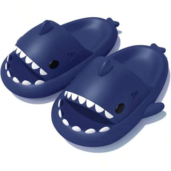 SHARK SLIPPER Sandali da uomo, sandali da spiaggia con grandi occhi di squalo, molto venduti, per uomo, alla moda, con suola spessa e comode pantofole da uomo e da donna, sandali casual.