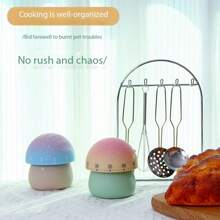 Creative Cartoon Fantasy Mushroom Shape Mechanical Timer