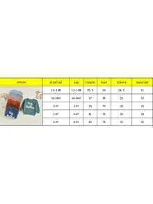 Toddler Boys Knitted Jumper Big Bro Letter Embroidery Round Neck Pullover Sweater Baby Warm Knit Tops Pullover Knitwear - 灰色 - 查看 8