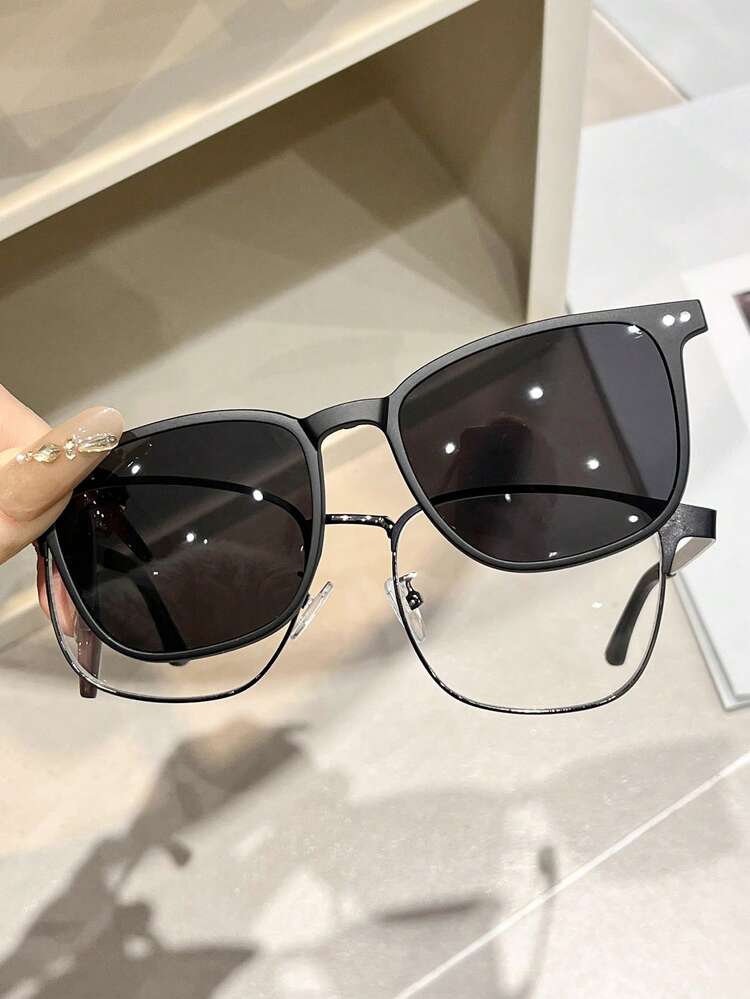 经典时尚男士装饰眼镜，纯色男士休闲眼镜，四季皆宜 - A - 查看 2