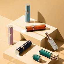 Ml Premium Perfume Atomizer - Refillable Travel Spray Bottle Set With Leather Case, Leakproof Mini Cologne & Essential Oil Dispenser For Women Men Teens, Luxury Portable Fragrance Bottle For Purse Gym Office Travel