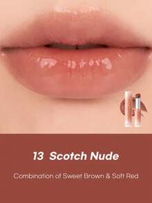 Rom&nd Romand GLASTING MELTING BALM 13 Scottish Nude 滋潤不黏膩 光澤亮澤 自然顯色 適合輕妝 超亮澤保濕唇釉 韓系妝容 3.5g/0.15oz - 13 SCOTCH NUDE - 查看 3