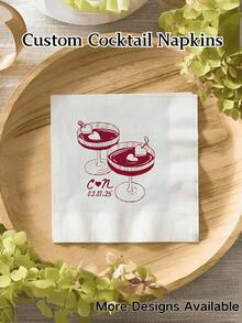 20/50/100 chiếc Khăn ăn cocktail cá nhân hóa, Khăn ăn 3 lớp tùy chỉnh cho tiệc tối trước đám cưới, Khăn ăn dùng một lần cho đồ uống và tráng miệng trong các bữa tiệc, đám cưới, kỷ niệm, tiệc đính hôn, tiệc độc thân của cô dâu, tiệc độc thân của chú rể, quán bar, khăn ăn sự kiện tùy chỉnh, đa chức năng, trang trí, chất lượng cao, độc đáo, dành cho bạn gái, sân vườn, văn phòng, tình yêu vĩnh cửu, quà tặng cá nhân hóa - trắng - Xem 7