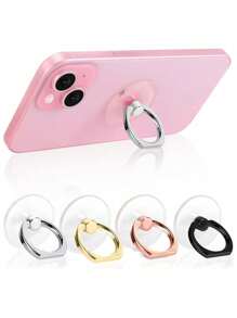 Transparent Phone Ring Holder, 360° Rotatable Finger Ring Stand, Compatible With Most Phones, Tablets And Phone Cases Compatible With IPhone, Android Phone, Gift For Birthday, Family, Friends Phone Grip Phone Holder