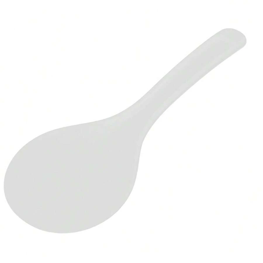 Plastic Rice Paddle, Design Rice Scoop Spoon Server Restaurant Kitchen Cooking Utensil - White - View 1