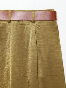 Women's Pants Baggy Wide Pants Woman Spring Summer Fashion Trousers Wide Leg High Waist Pants Casual Elegant Ladies Pants - 金色 - 查看 7