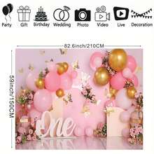 Cenário de Fotografia para Aniversário de 1 Ano, Bottom de Foto de Sala Floral Interna, Estúdio de Fotografia, Natal