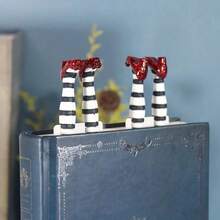 1pc Creative 3D Shaped Bookmark, Made Of PVC Material, Fun & Cute Bookmark With English Text, Allows Self-Design, DIY Accessory For Readers & Book Lovers, Book Decor, Book Stand Gifts Birthday Graduation - Multicolor - View 6