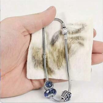 10/20/30/50pcs Jewelry Polishing Cloth - Golden & Silvery, Anti-Oxidation, For Rings, Necklaces, Bracelets, Silverware Cleaning & Care