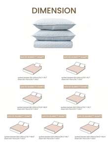 2/3件套超柔软超细纤维超声波缝纫四季通用被套套装，经典优雅风格，舒适床上用品，轻盈如云，包含1个被套和2个枕套，适合家庭和宿舍使用，浅蓝色