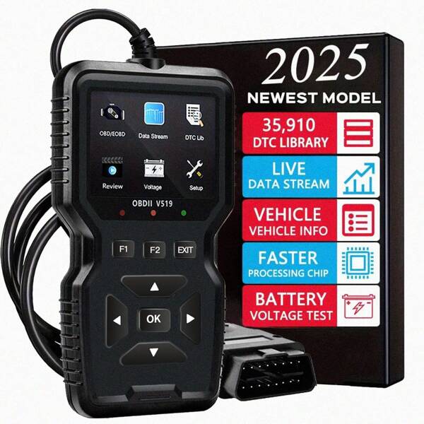 Outil de diagnostic OBD2 - lecteur de codes d'erreur moteur pour toutes les voitures depuis 1996