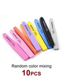 NailShine 3/5/10/20 件海绵 100/180 号指甲锉和抛光套装，双面砂纸板可水洗抛光块，适用于天然指甲和水晶指甲，专业美甲工具