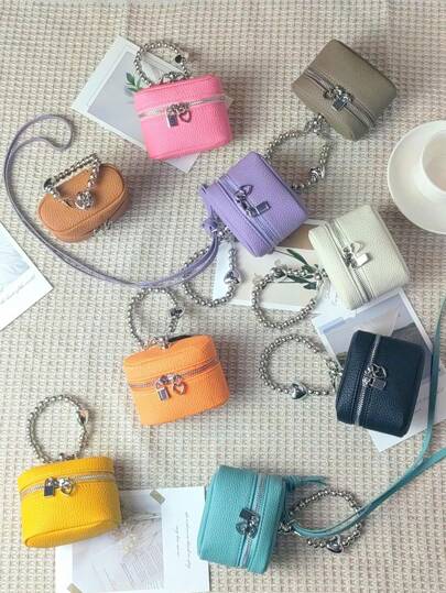 1 迷你零钱包 可爱包 钥匙包 口红包 汽车钥匙包 适合日常旅行佩戴 可挂在包上的吊坠 女士包 女士钱包 迷你钱包 钱包 零钱包 钱包 腕包