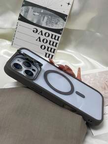 For IPhone 17promax 17 Air For IPhone 16 15 14 13 12 11 Pro Max Case With Camera Stand[Military-Grade Drop Protection [Compatible With MagSafe][Built-In Camera Stash Stand]No-Yellowing Soft TPU Phone Case For IPhone - 灰色 - 查看 3