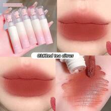 1 Pc Cute Bear Design Matte Velvet Lip Gloss, Everyday Lip Makeup - 彩色 - 查看 14