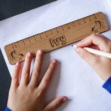 1pc Customized Rulers - Engravable With Name, Class, School Motto - Personalized Measuring Tools - Custom Student Stationery - Clear Scales - Creative Practical Gifts - Custom Straight Rulers - Bronze - View 6